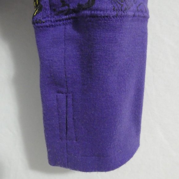 360 SURF | medium | Zip-Up Graphic Purple Hooded Sweatshirt | Hoodie | NWOT - Picture 14 of 16